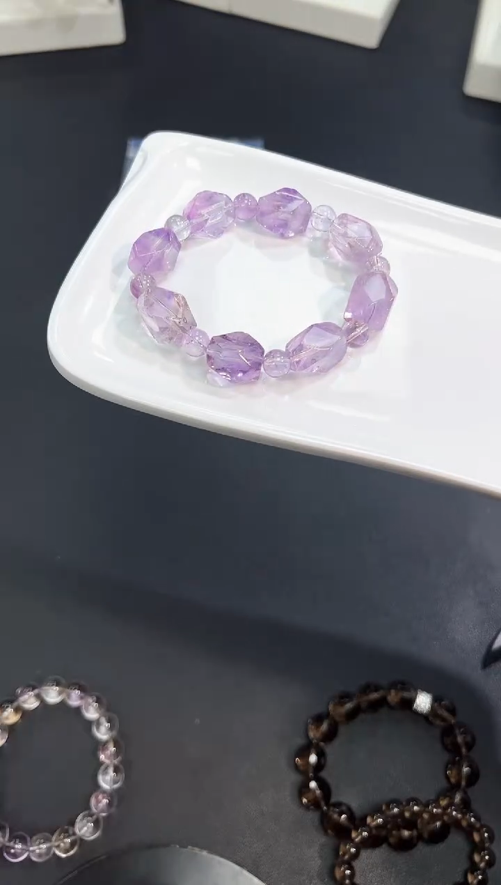 【闪购商品】水晶手串未镶嵌68b多样性发其一/1条默认微瑕