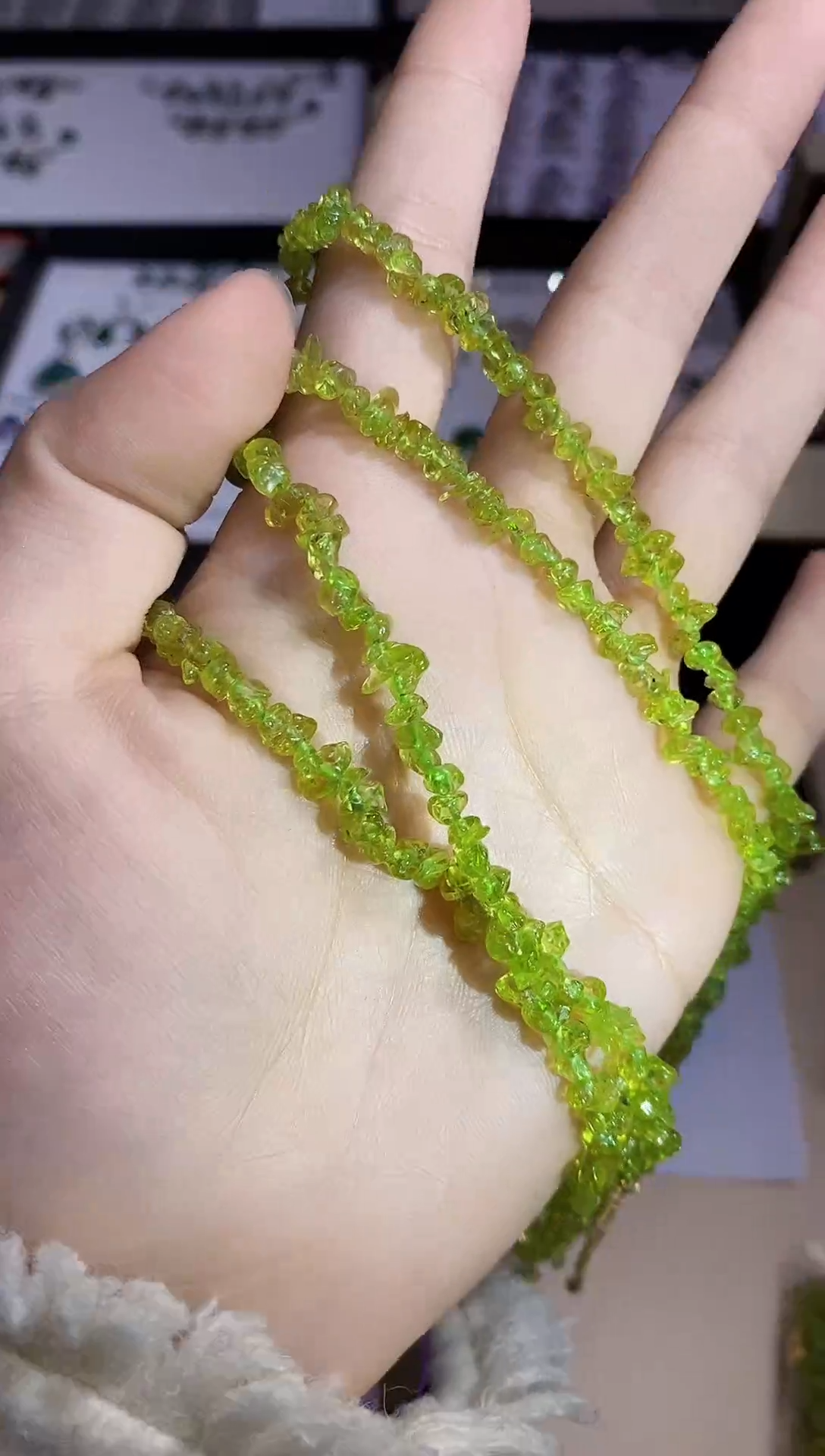 【闪购商品】橄榄石颈饰未镶嵌多样性 发其一  【79】