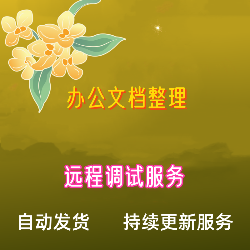 办公文档韩式舞整理安装及相关 配件服务