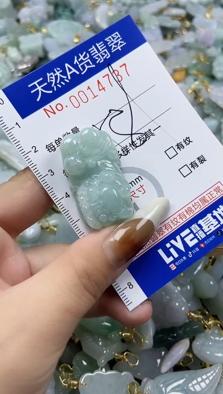 【闪购商品】翡翠颈饰未镶嵌天然A货翡翠