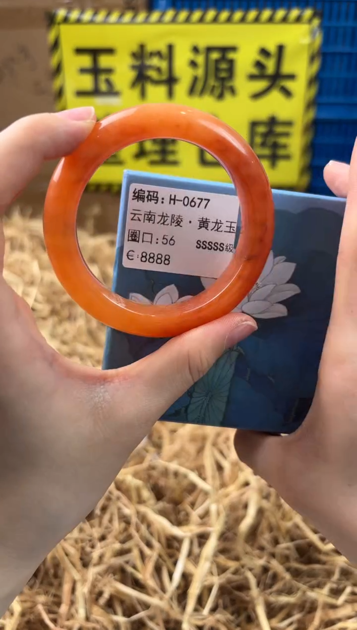 未镶嵌手镯石英质玉H-0677