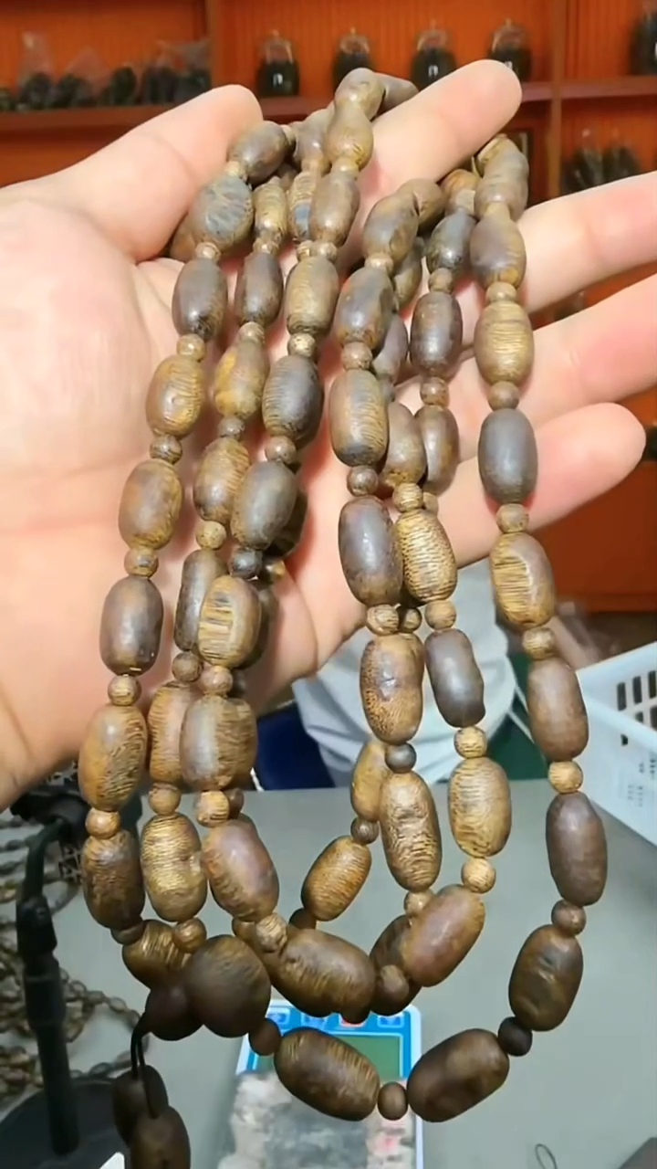 沉香手串33号长串瘤疤30g+多样性发一