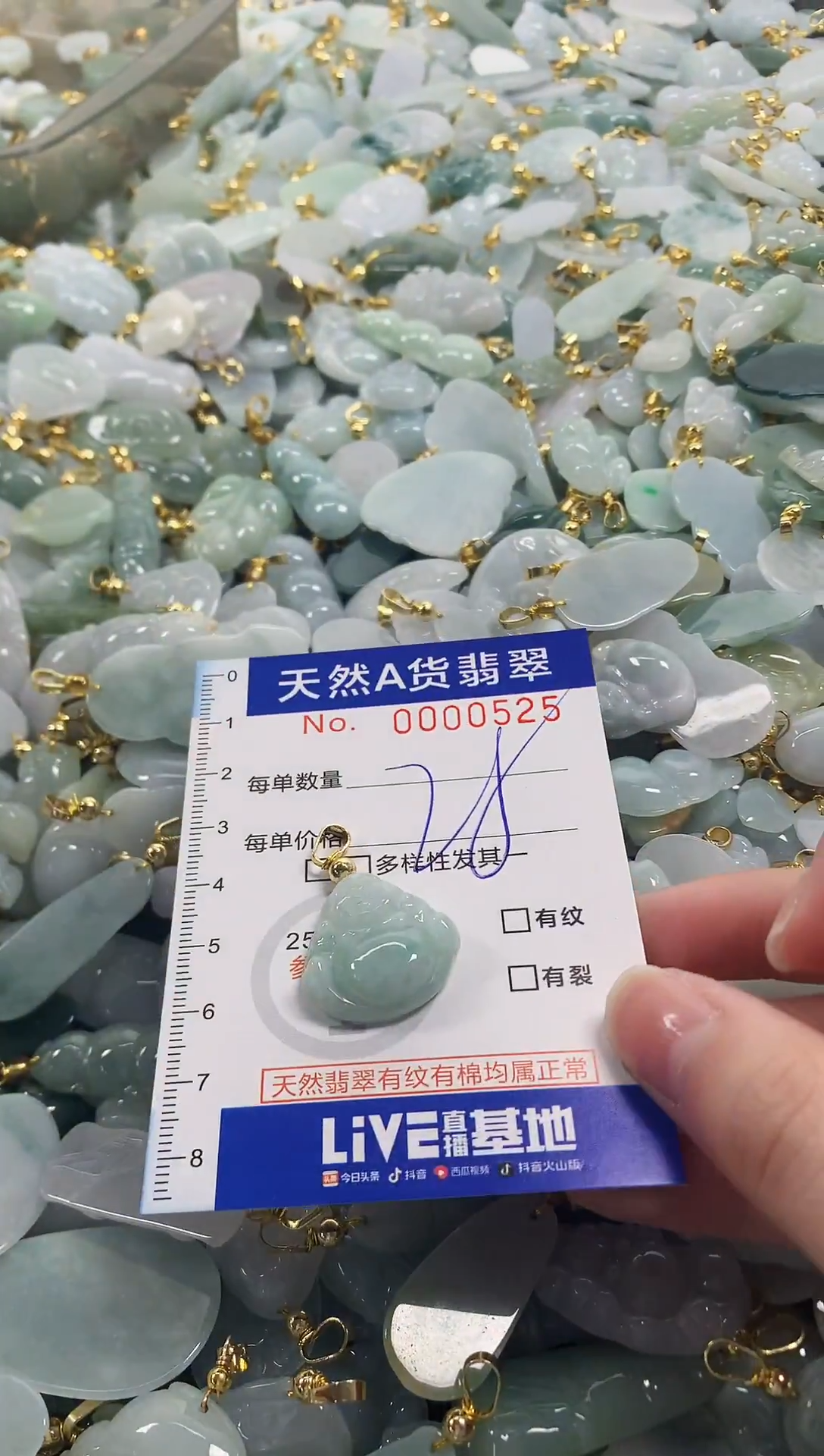 颈饰未镶嵌翡翠天然a货翡翠