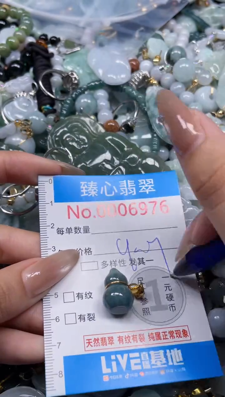 颈饰未镶嵌翡翠6976