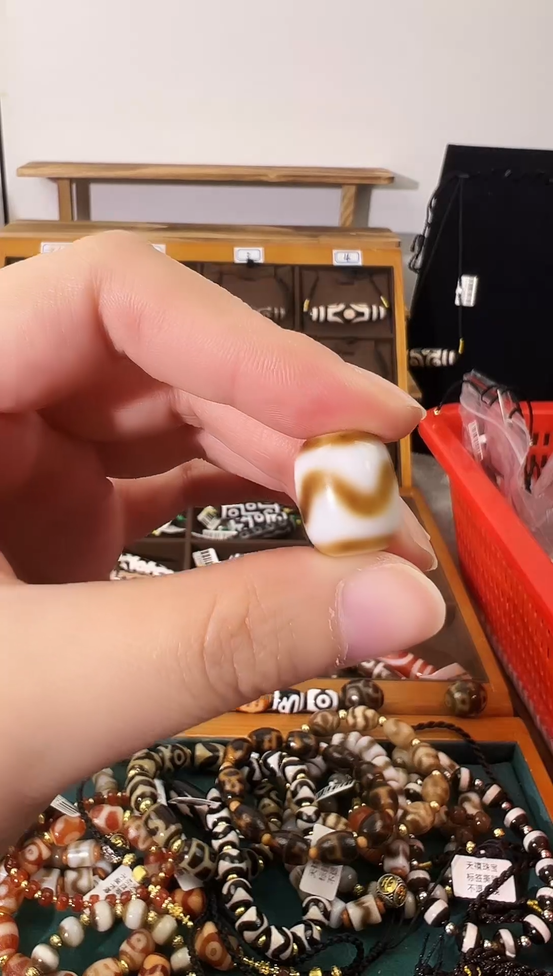 玛瑙/玉髓（覆膜）颈饰未镶嵌49（微瑕随机发货）