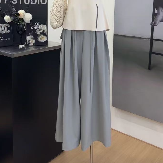 【秀studio】高级感显瘦西装阔腿裤-16301-25