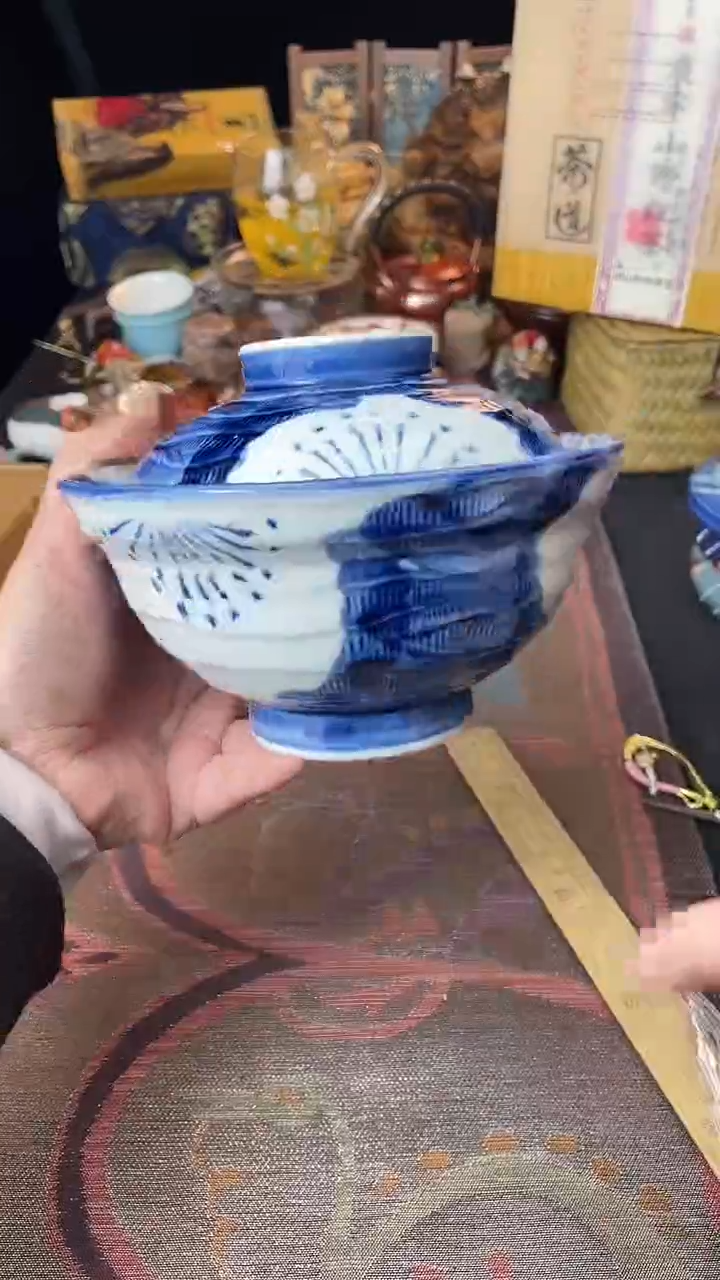瓷片萍**影散瓷默认微瑕，看清尺寸品相再拍