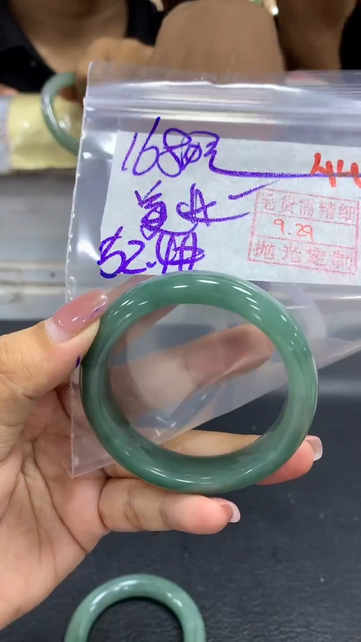 未镶嵌定制翡翠美***朱毛货需精细抛光+拍一发一+44