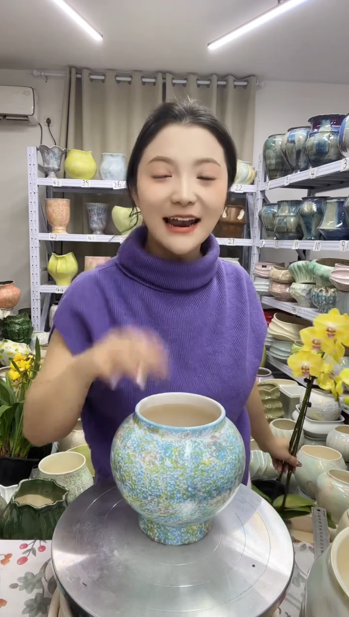 【12.4号】  花盆  高 ：  15  口：11