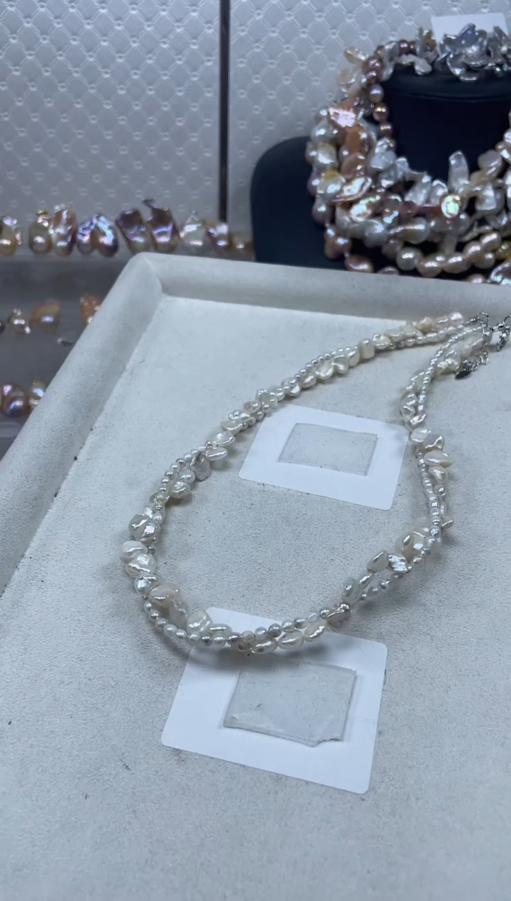 未镶嵌项链淡水珍珠【纯恬珍珠】（多样性发货发一）