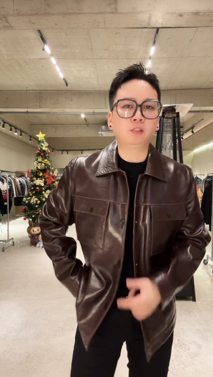 56码（170-185斤）真皮夹克