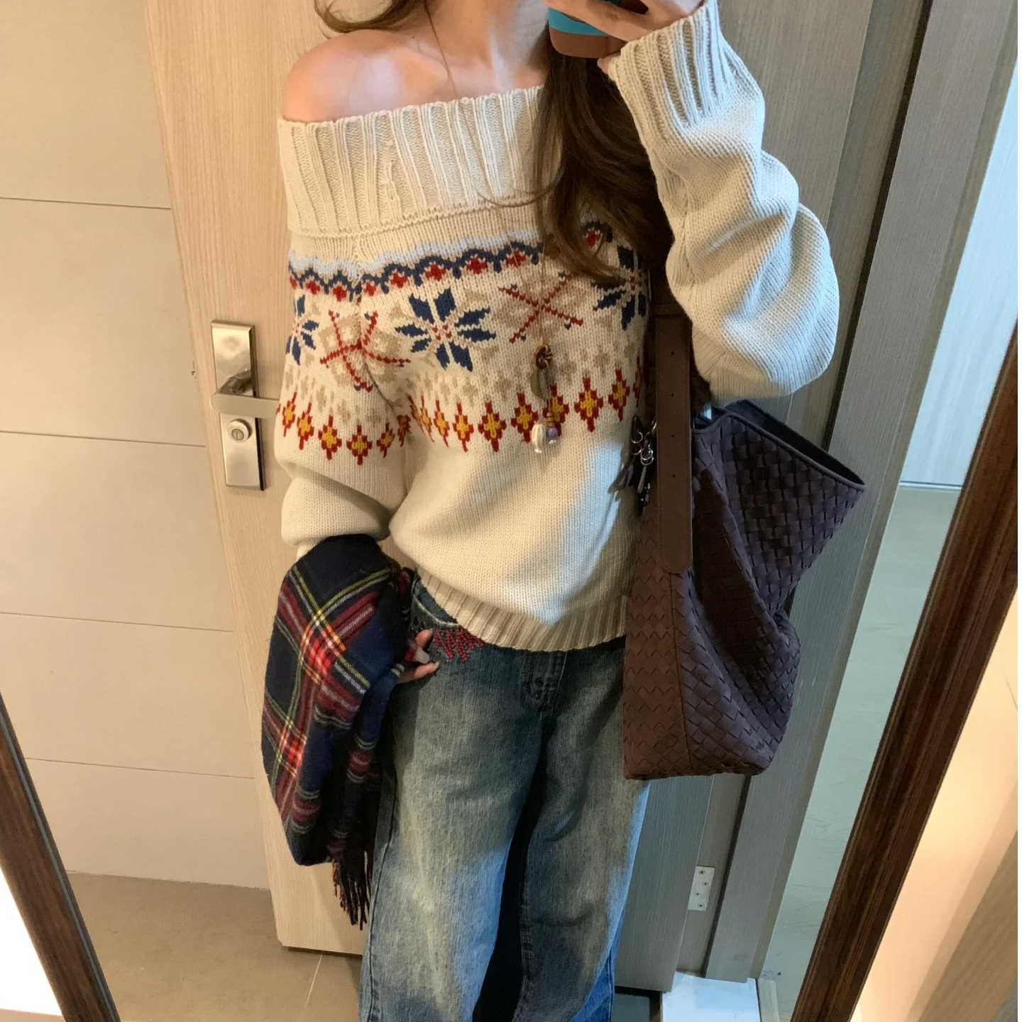 【鹅的郁金香】孤品秋冬大版复古加厚毛衣默认微瑕NO-退NO-换