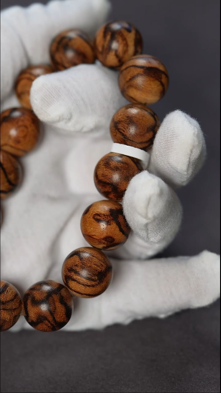 【闪购商品】沉香手串老惠安虎斑1.6古董珠