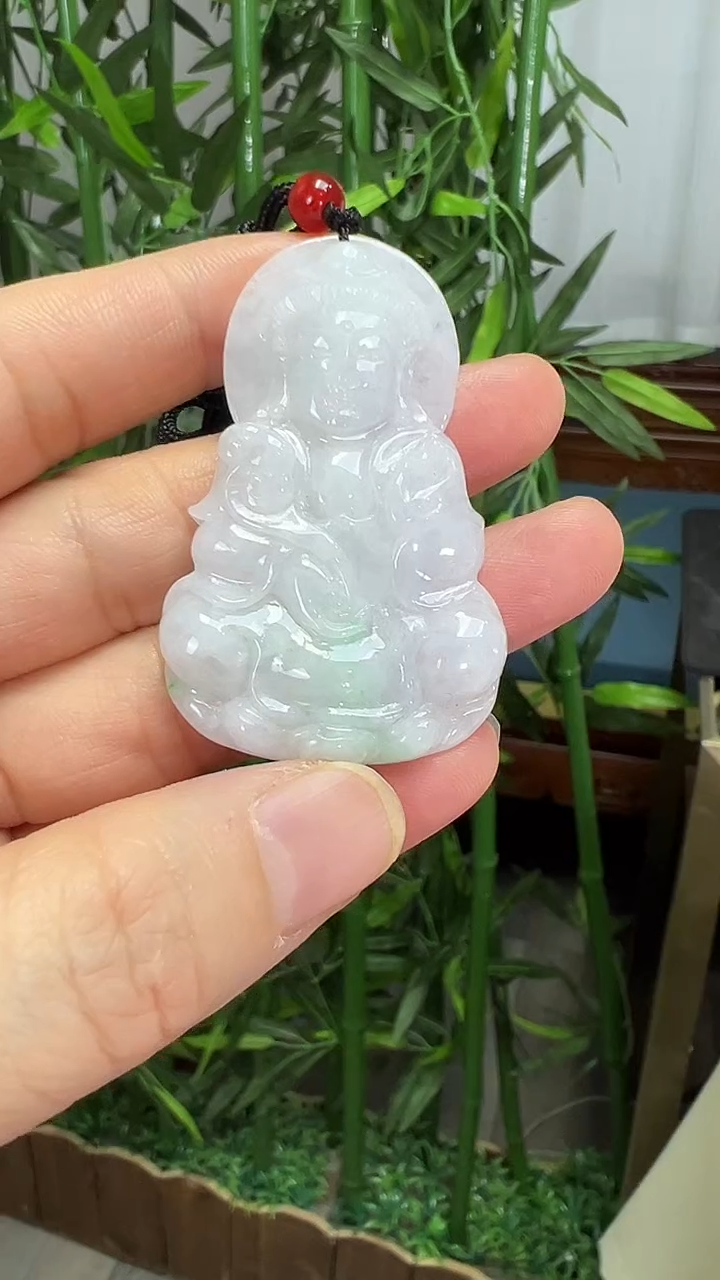 颈饰未镶嵌翡翠精**海吊坠