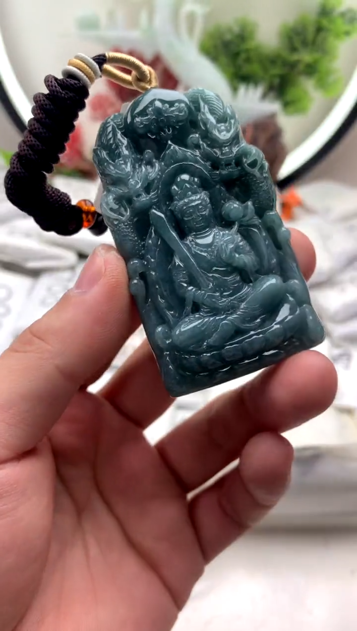 【闪购商品】翡翠颈饰未镶嵌虚空藏