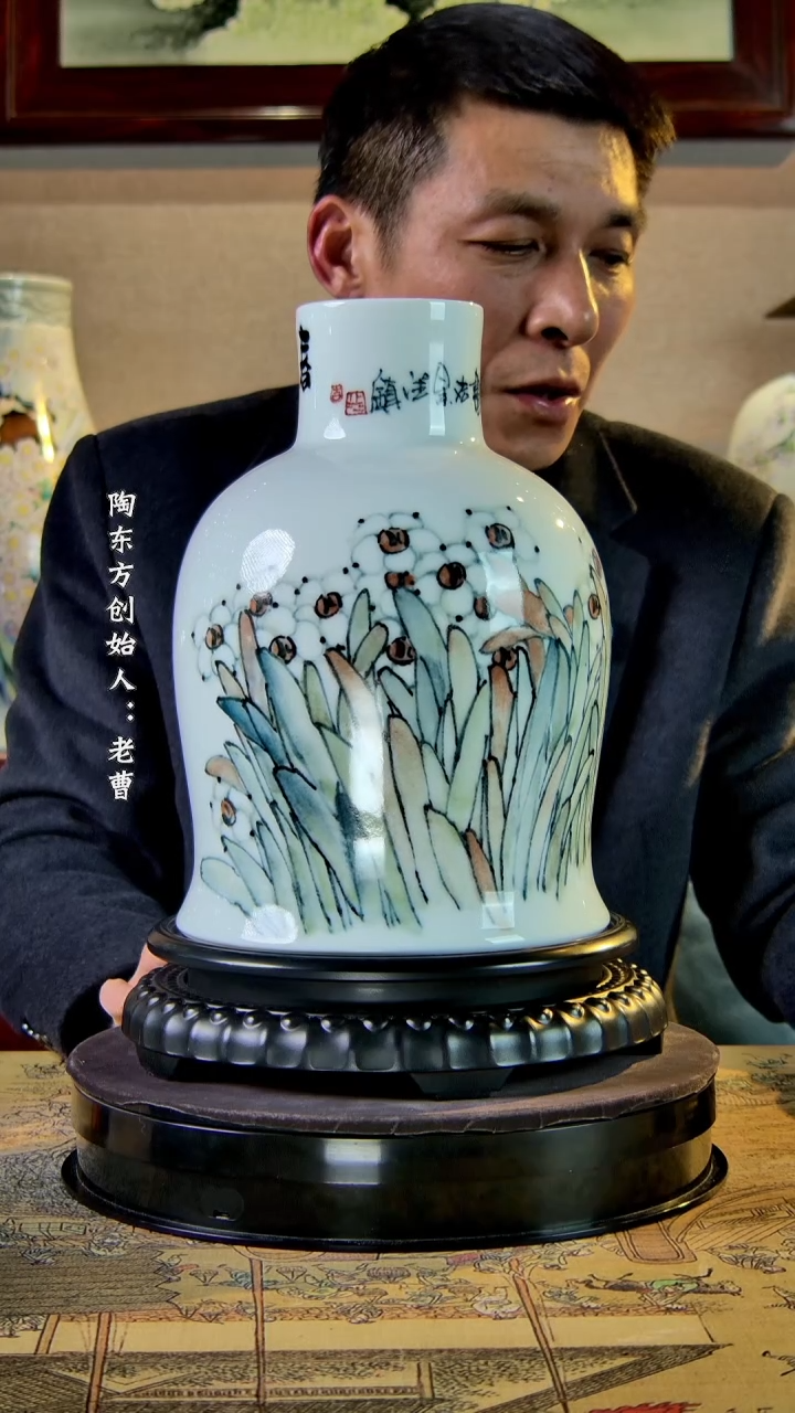 【闪购商品】其他景德镇陶东方陶瓷艺术作品花瓶瓷板画摆件