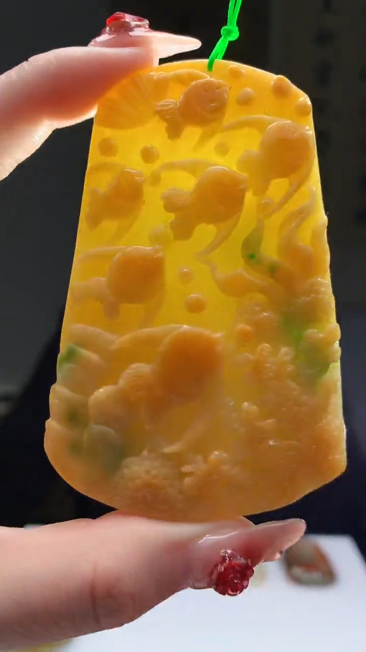 【闪购商品】定制翡翠未镶嵌1049ry-毛货挂件