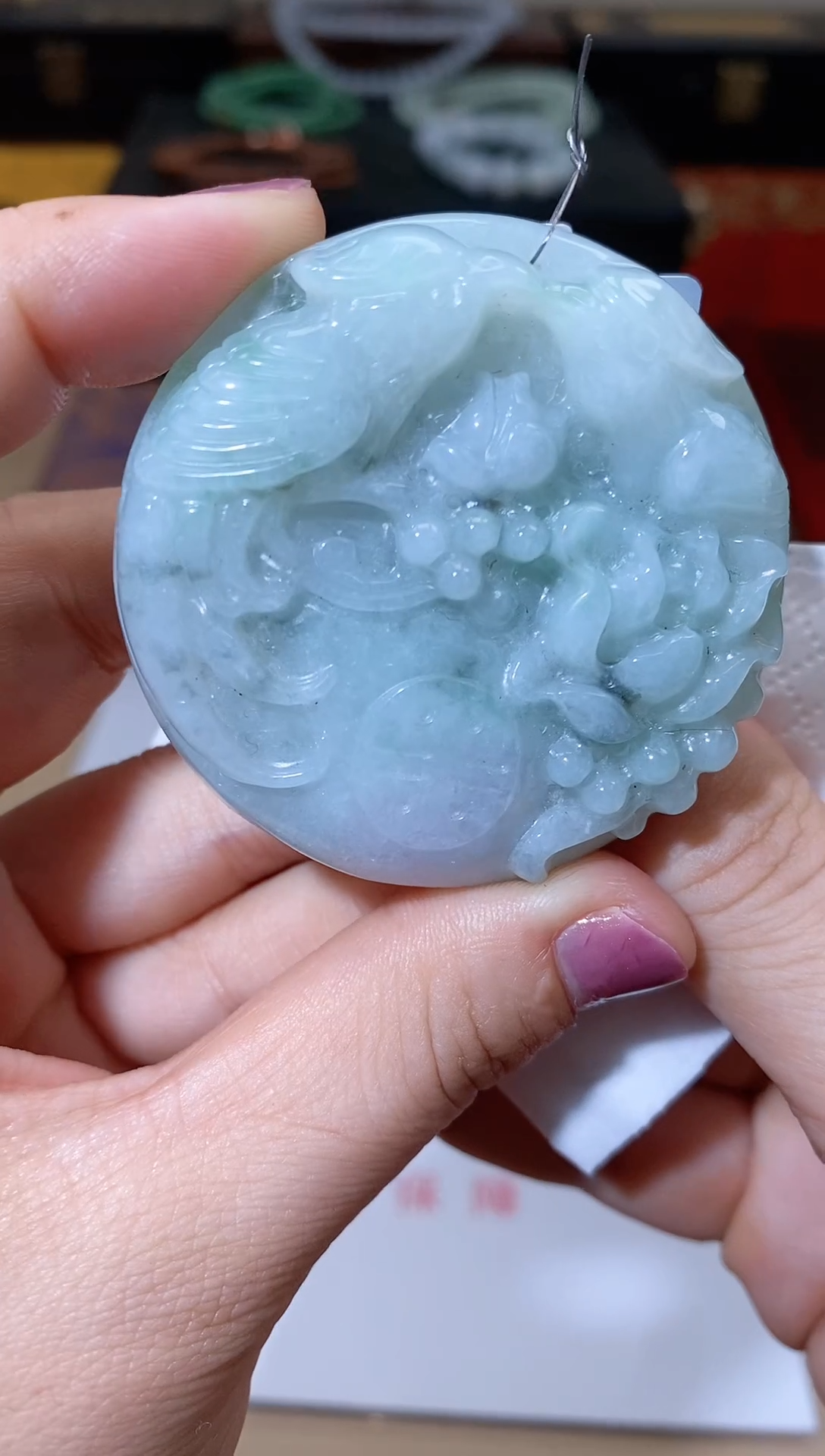 【闪购商品】翡翠颈饰未镶嵌天然A货翡翠