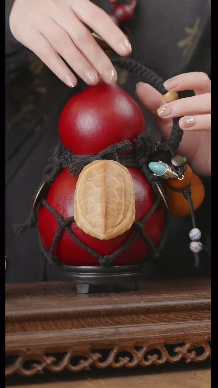 【闪购商品】151号精品天然大漆工艺防渗内胆酒葫芦~