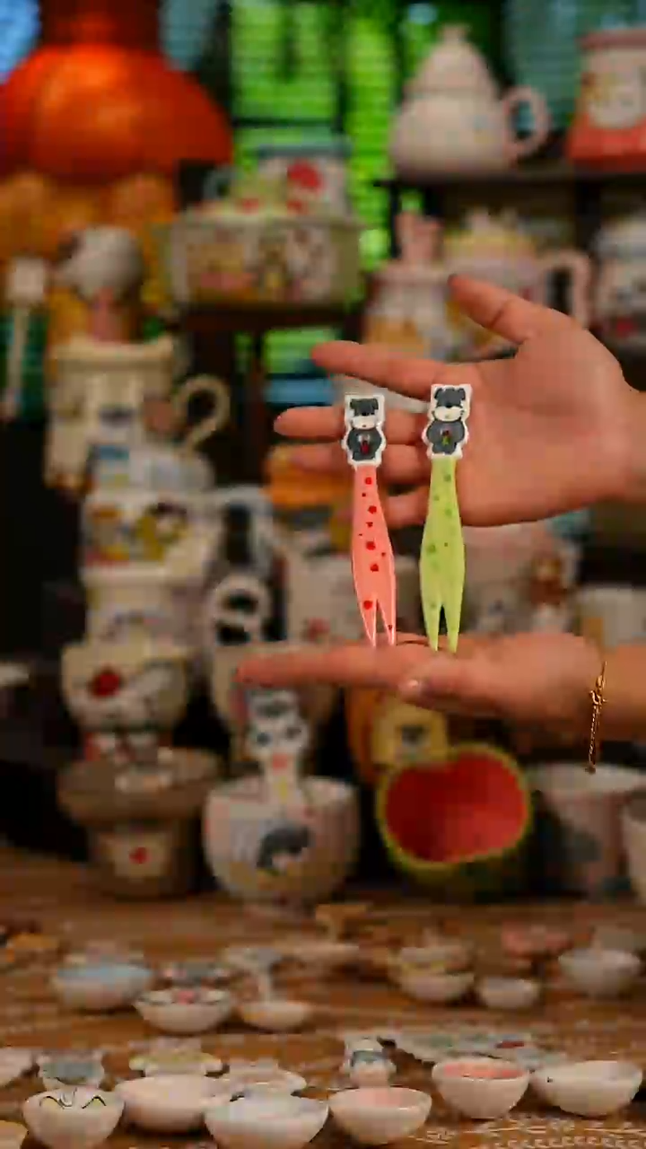 陶瓷无盖款景德镇有彩高温釉下彩