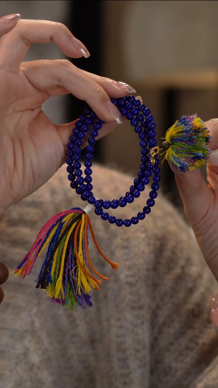 未镶嵌青金石手串蓝嘟嘟