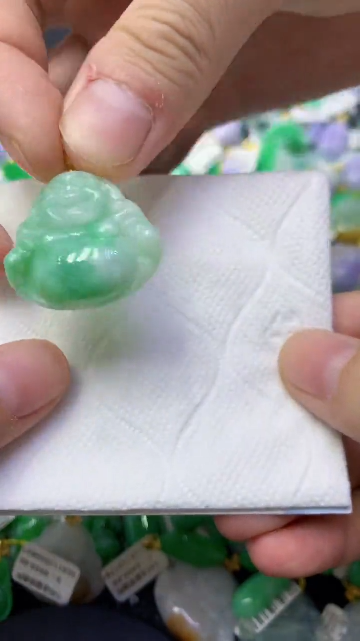 颈饰未镶嵌翡翠天然缅甸翡翠A货