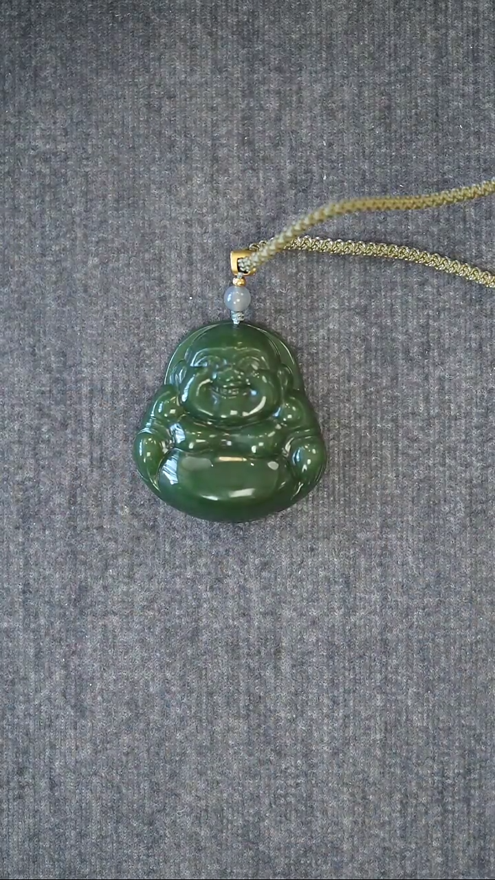 【闪购商品】和田玉（碧玉）吊坠未镶嵌佛公