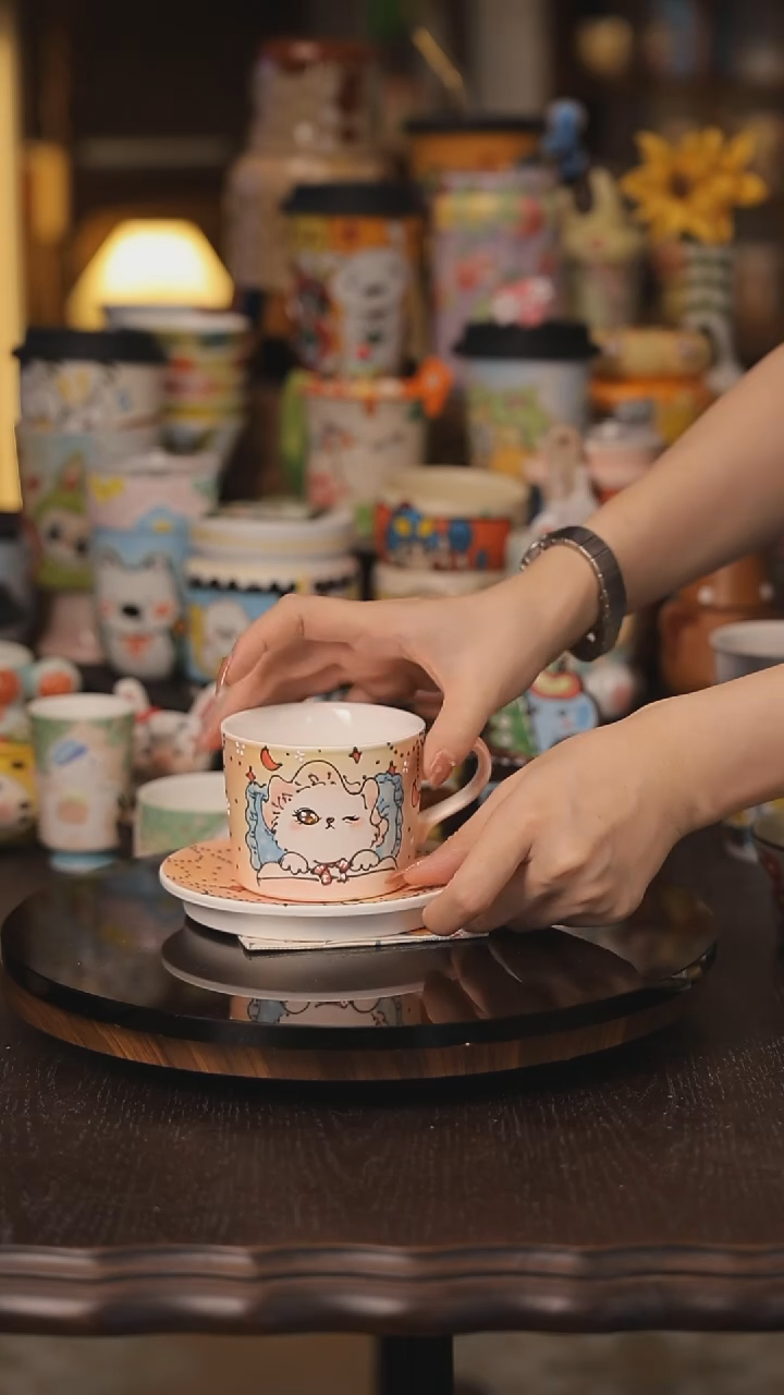 景德镇釉下彩绘设计师款式陶瓷