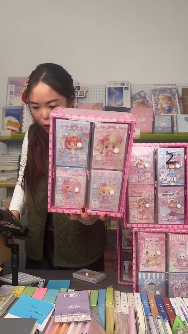 A7水晶三折本100张 【13604】20本/盒