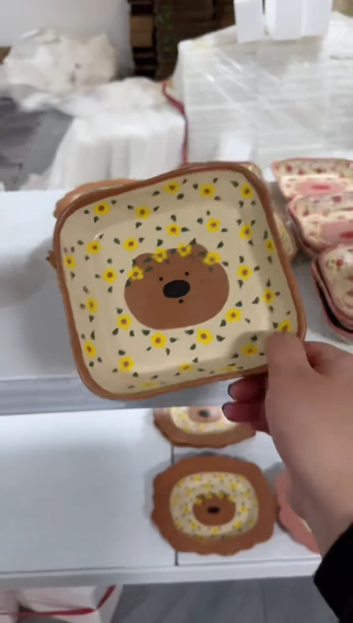 【闪购商品】小熊方盘高温瓷器