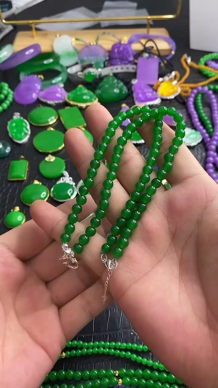 颈饰未镶嵌翡翠S005