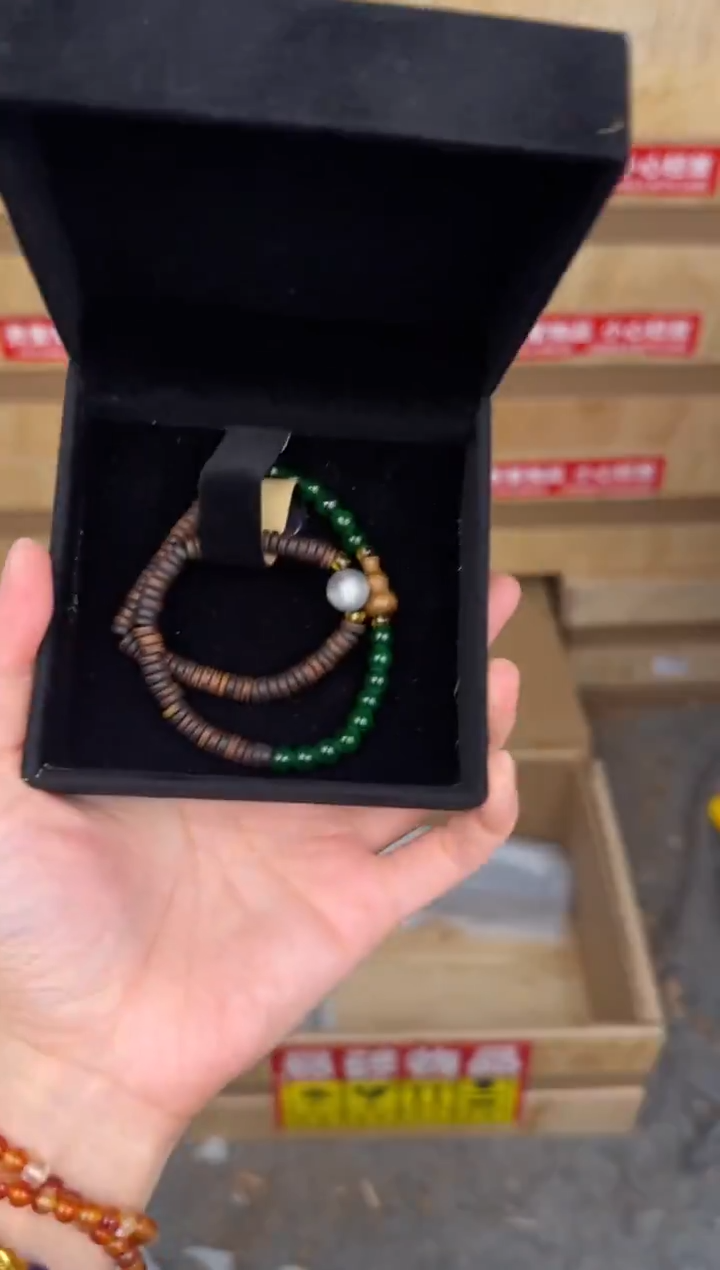 慈木器文玩阁檀香玉石手串链接@@SP094