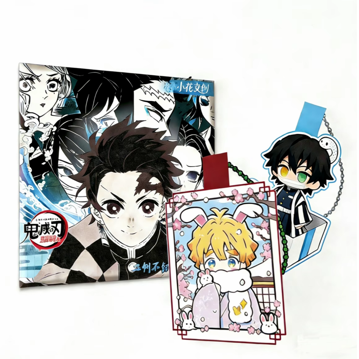 XB【角色无限叠】小花文创鬼灭之刃不织布二创动漫周边(默认代拆)