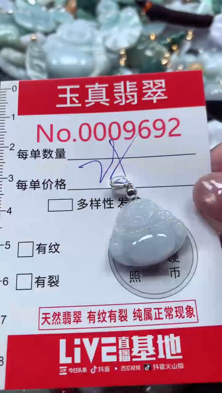 吊坠(不含链)未镶嵌翡翠9692