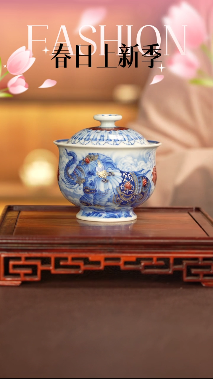 【闪购商品】杯子永明尚玩窑景德镇纯手工陶瓷瓷