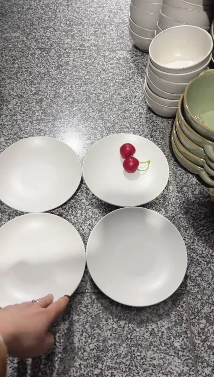 【闪购商品】瓷哑光味碟4个装（微瑕）