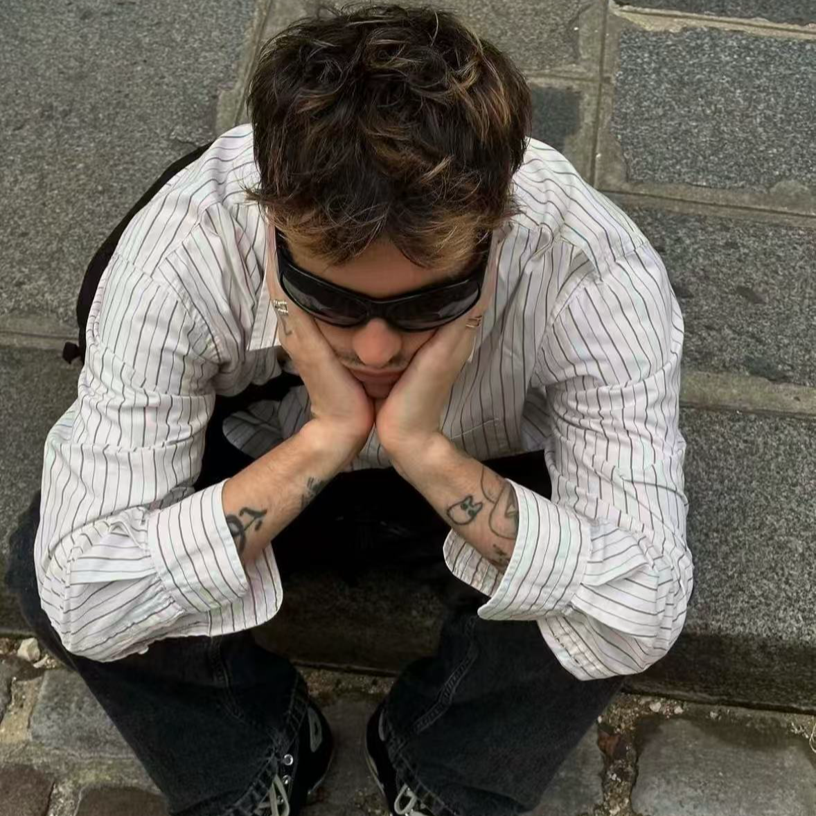 英姐【小毛驴】男女同款短袖潮牌百搭T恤KLX-LVTX66598