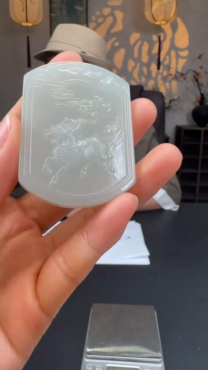 和田玉未镶嵌吊坠(不含链)天工玉文化和田玉46