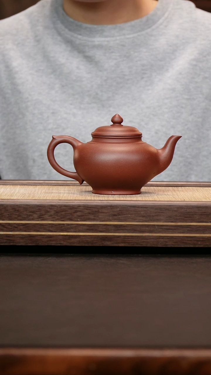 茶壶紫砂中槽清笑樱00cc