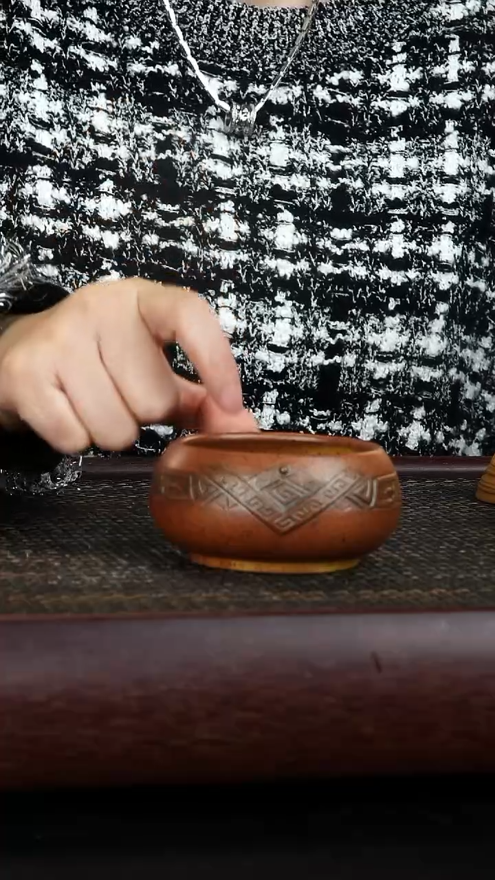 紫砂茶宠柴烧 主人杯