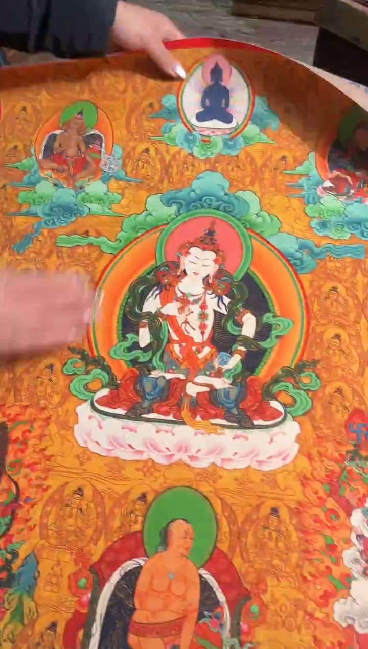 卷轴画路路的唐卡tk160