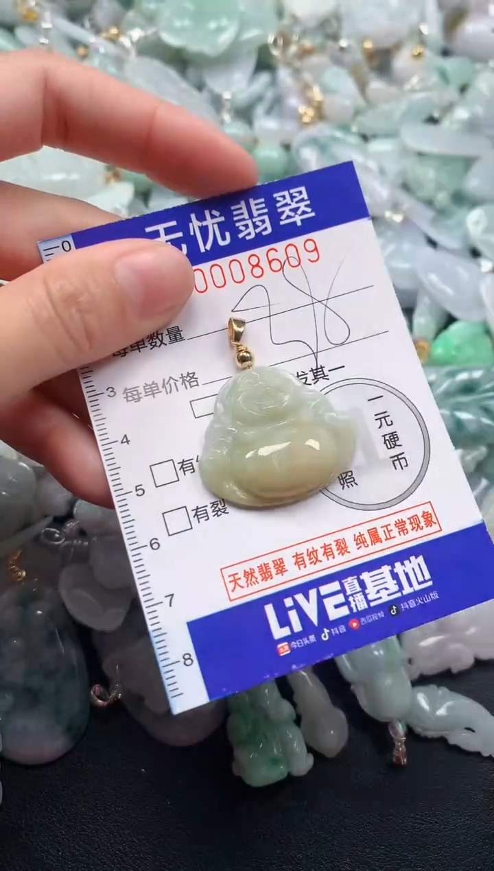 颈饰未镶嵌翡翠8609