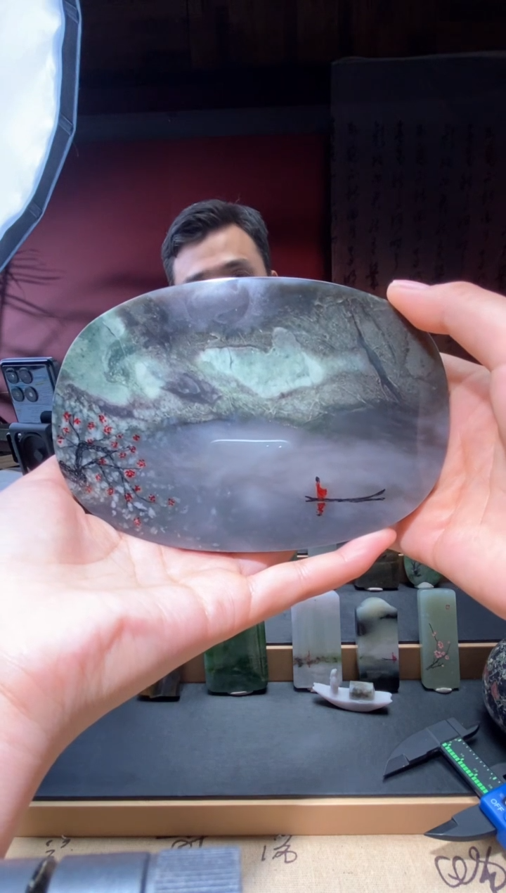 和田玉未镶嵌摆件yc