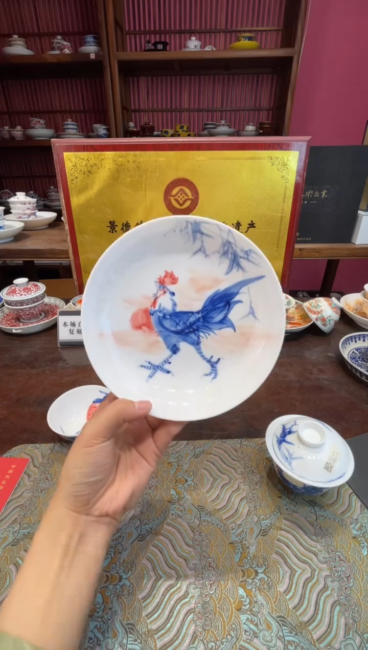 杯子瓷景德镇源头工厂生产，手工手绘