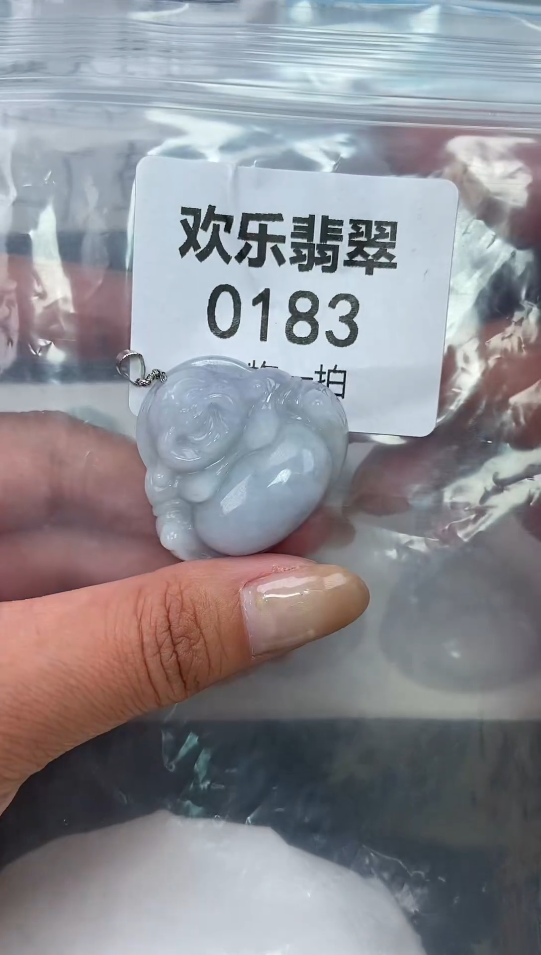 颈饰未镶嵌翡翠缅甸天然翡翠0183