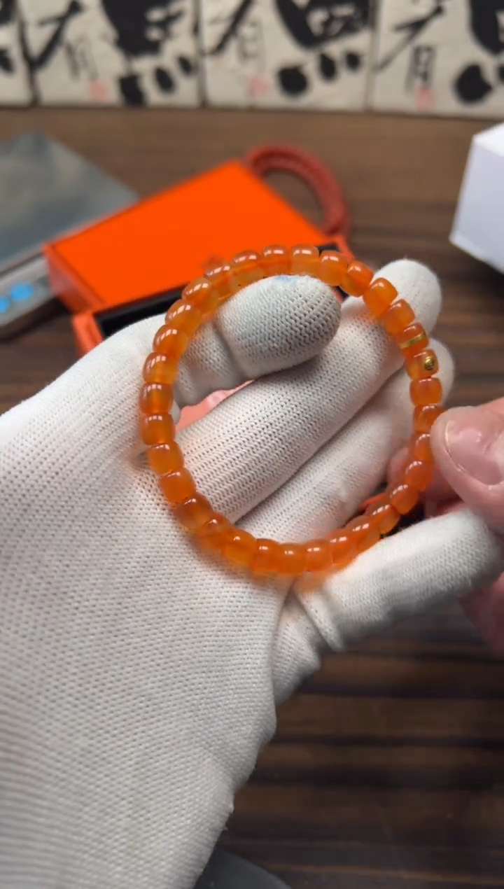 南红玛瑙12未镶嵌南红手串