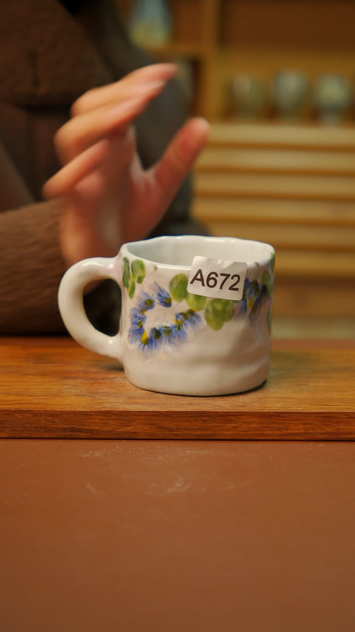 瓷片景德镇手工手绘釉下彩瓷器