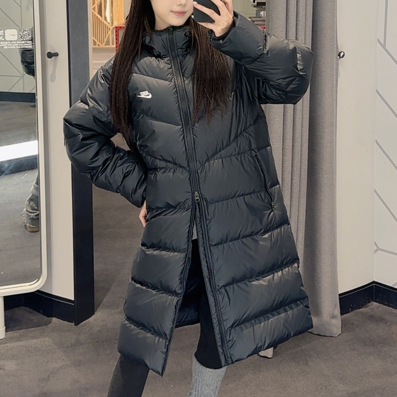 【滔搏联动】耐克M NK WINDRUNNER STMNT PRKA长款羽绒服HV2720-010