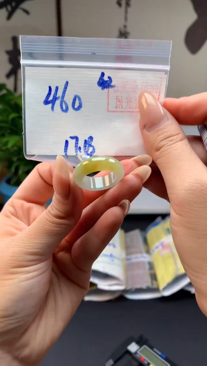【闪购商品】定制翡翠未镶嵌戒圈#460元-毛货需精细抛光