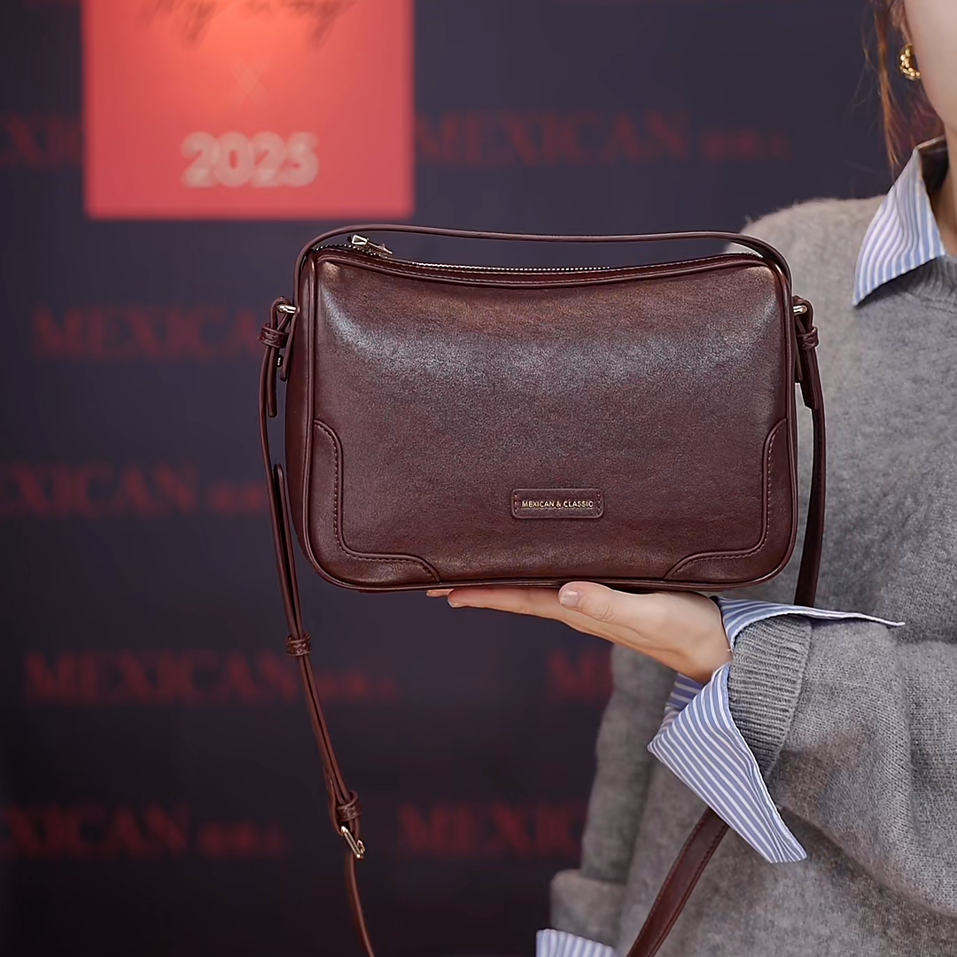 斜挎包相机包防盗拉链女士竖款单肩通勤风复古风